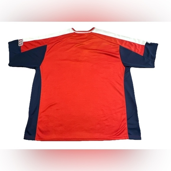 VTG Los Angeles Angels Anaheim Mens Majestic Batting Practice Jersey XL RED MLB - Picture 7 of 7